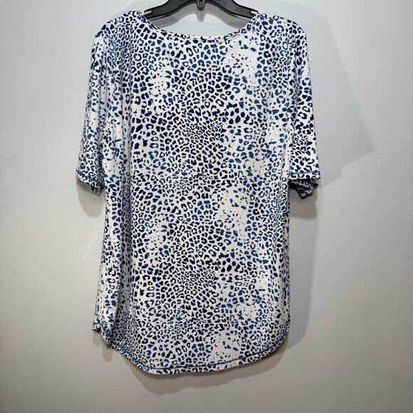 Ellen Tracy lounge set. Blue and white. Size L/XL - Picture 8 of 14